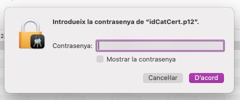 insertar el código de gestión como contraseña